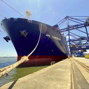 TCP receives mega-ship, the largest in the terminal’s history