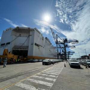 TCP recebe maior navio Ro-Ro em capacidade no terminal