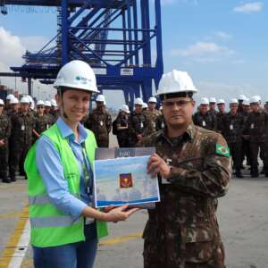 Brazilian army visits Paranaguá Container Terminal