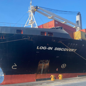 Log-In’s “Expresso Amazonas” cabotage service arrives at the Paranaguá Container Terminal