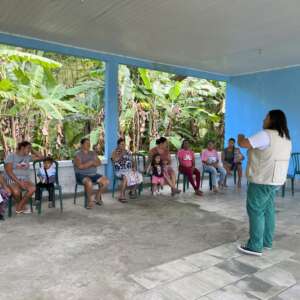 Comunidades no entorno da baía de Paranaguá participam do Projeto Mutirão de Combate à Dengue
